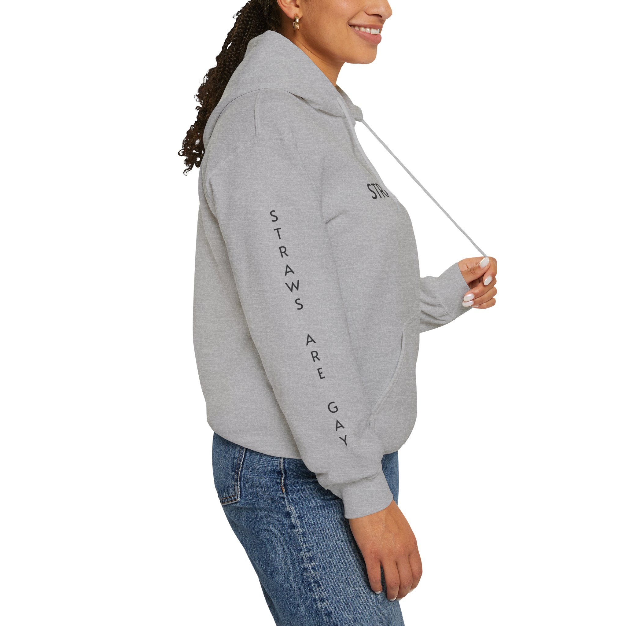 'Straws Are Gay' Hoodie —Statement Pullover
