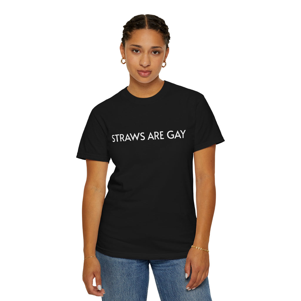 Straws Are Gay T-shirt