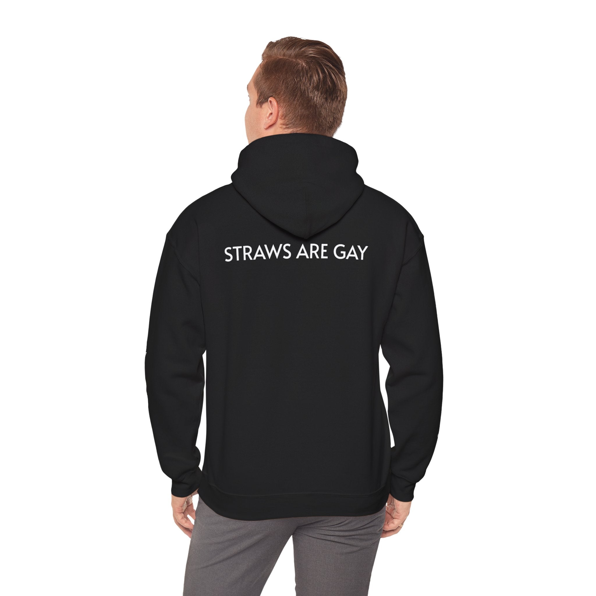 'Straws Are Gay' Hoodie —Statement Pullover