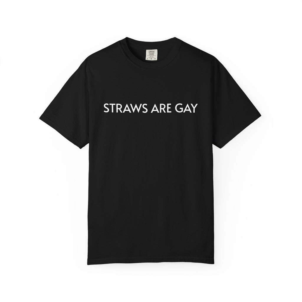 Straws Are Gay T-shirt