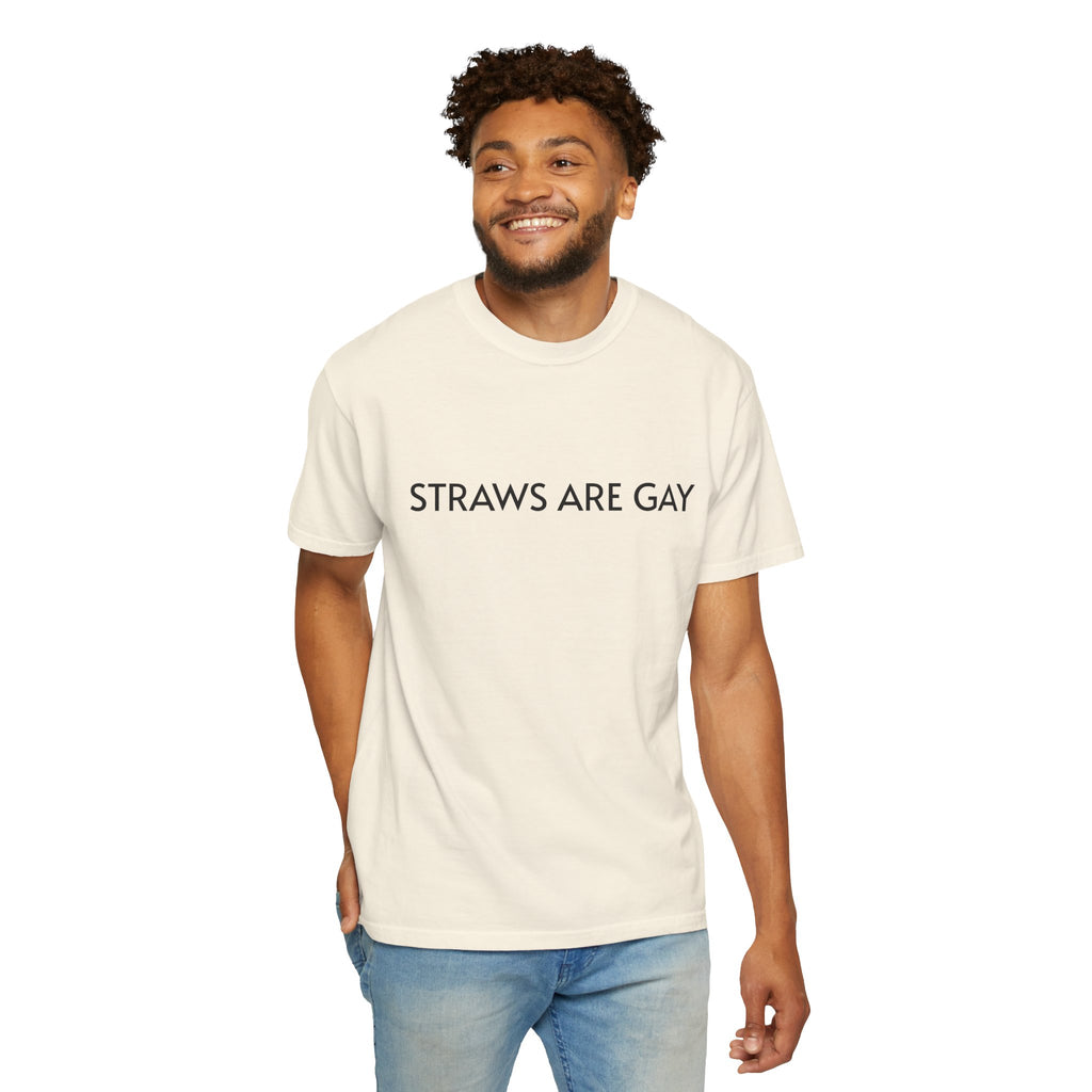 Straws Are Gay T-shirt